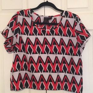 Women’s satin crop top